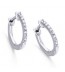 ARRACADES CRIOLLES OR BLANC I DIAMANTS