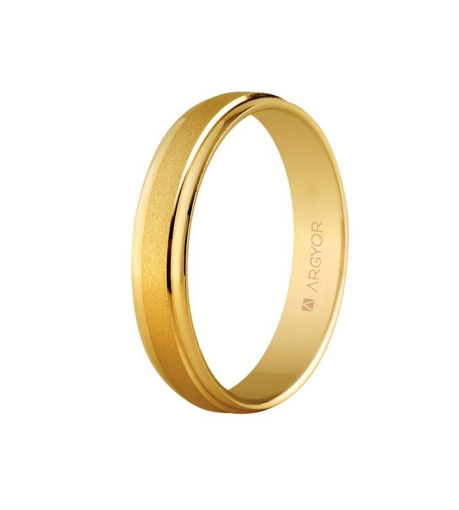Alianza de boda de oro 4mm (5140044)