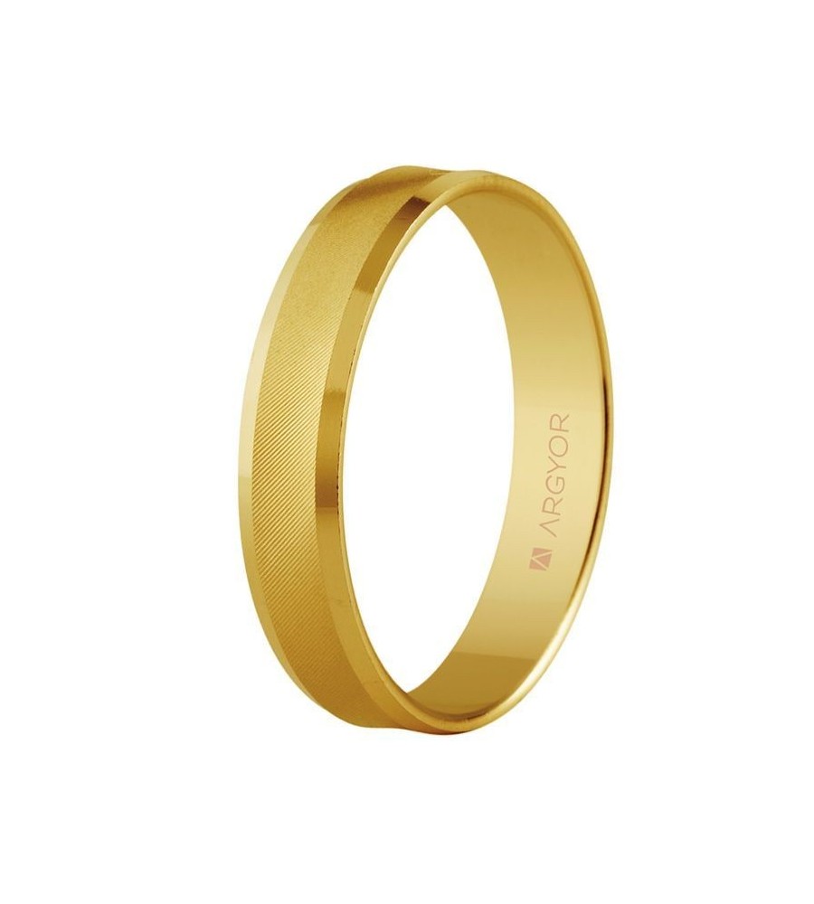 Alianza de boda de oro 4mm (5140308)